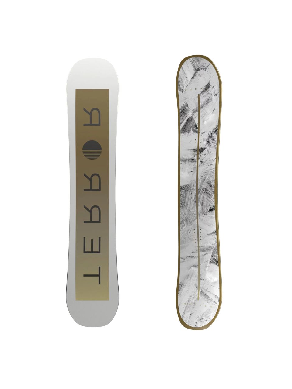 Сноуборд TERROR - GELIUM, белый/золотой, 145 см