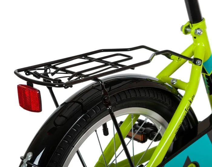 Детский велосипед Novatrack WIND, 16", зеленый