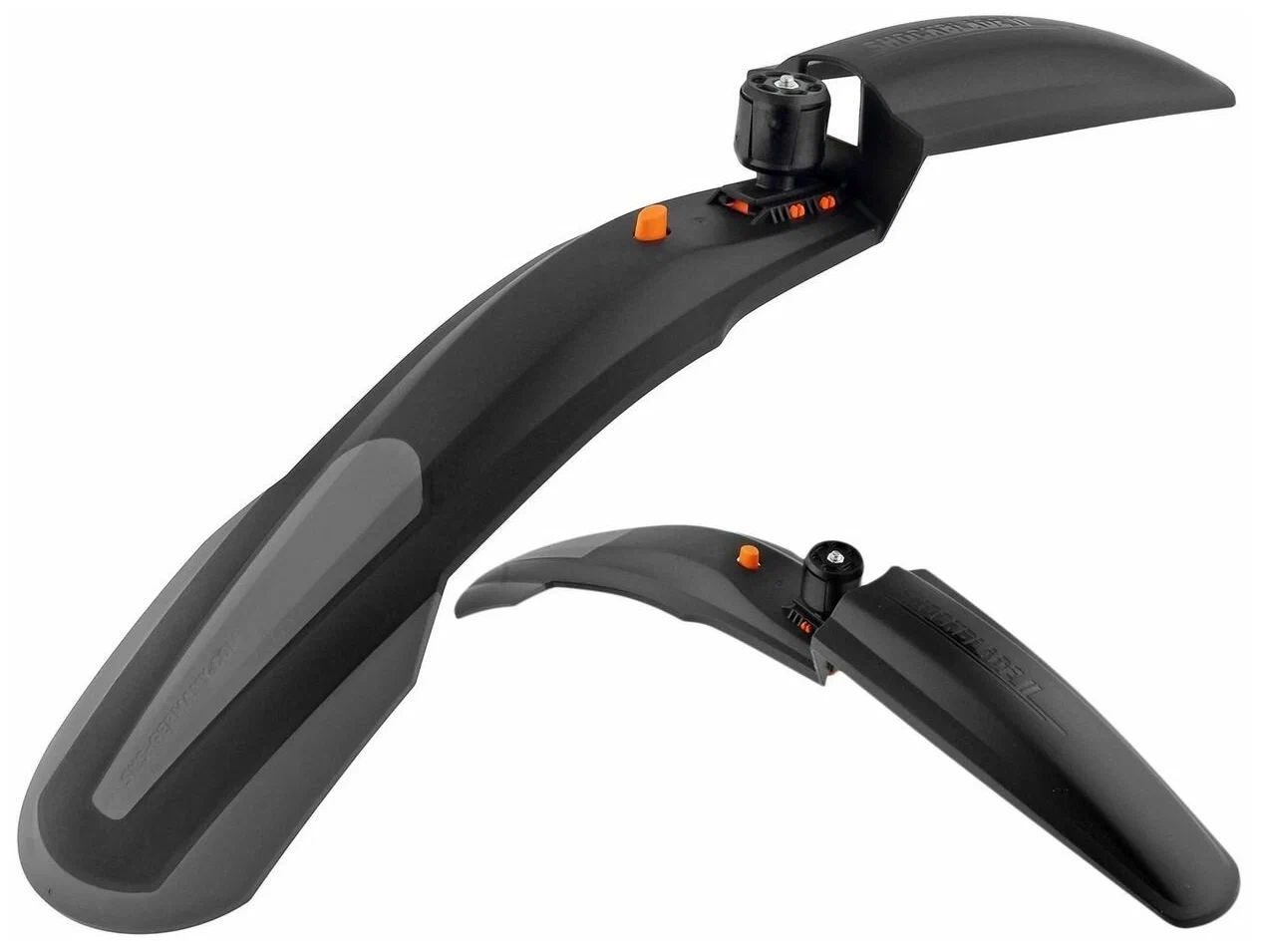 Велосипедное крыло SKS Shockblade Dark, 26-27.5", переднее, быстросъёмное крепление