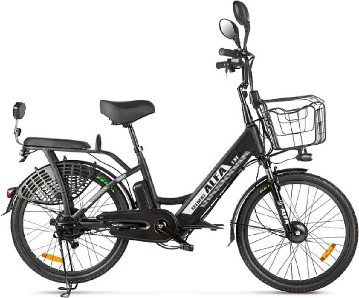 Электровелосипед Gelbert ALFA 1 ST Черный-2926
