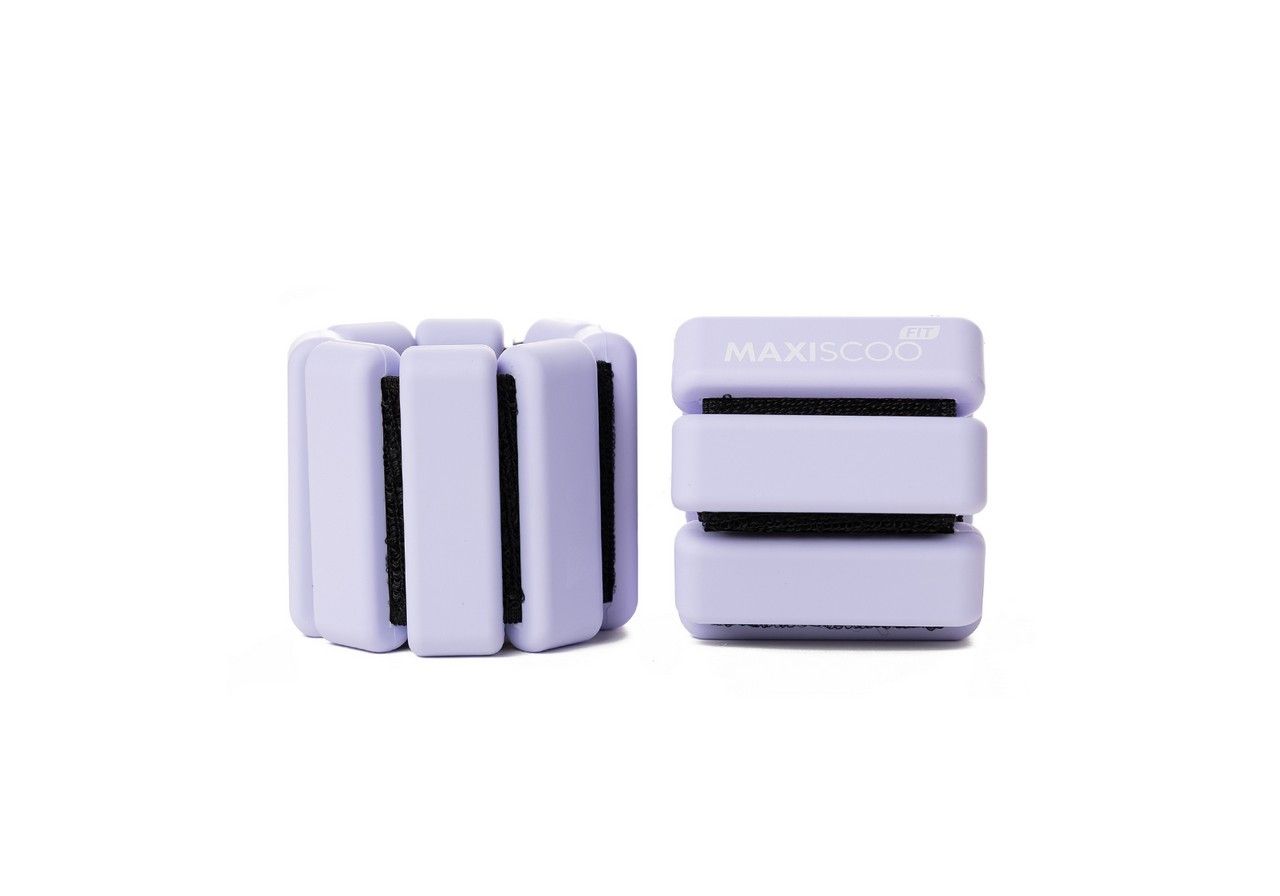 Утяжелители для рук и ног с регулируемым весом, 2 шт/0,5 кг, фиолетовый