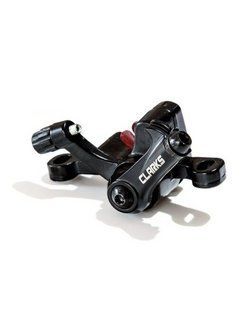 Велосипедный калипер дисковый передний механический CLARKS CMD-21, F160/R140, черный, 1BRABK301837