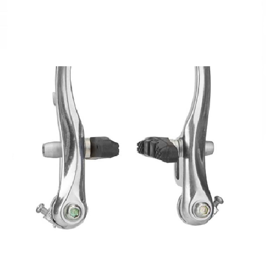 Тормоз ободной V993DG V-образный передний алюминиевый серебристый/510146