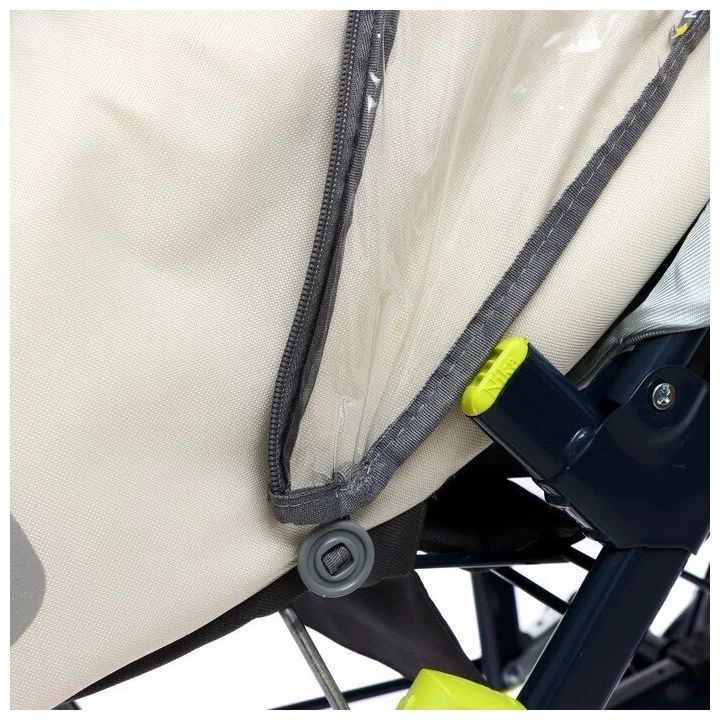 Санки-коляска комби Ника "Детям 7-6", откидная спинка, выдвижные колеса, бежевый (медвежонок)