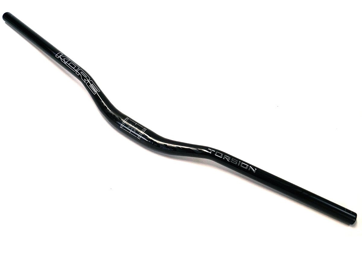 Руль MTB KORE TORSION M35, riser, AL-6061-T6, L-800mm вынос 35mm, подъем 20 мм, угол 5 градусов черный, 397 грамм