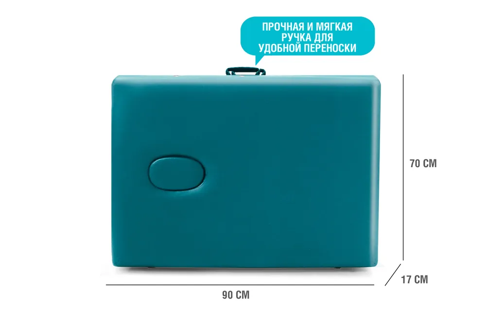 Массажный стол SL Relax Nirvana Pro, бирюзовый