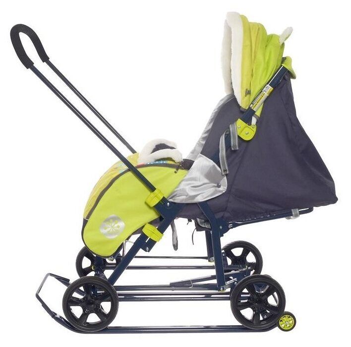 Коляска комби Ника Детям 8-2 Жираф лимонный