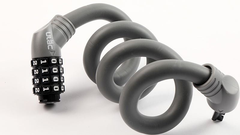 Замок велосипедный ULAC 1970, 15mm x 60cm GREY