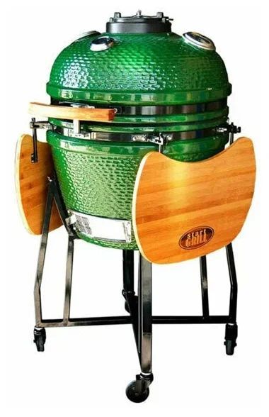 Гриль керамический Start Grill 22 Зеленый с защитным чехлом