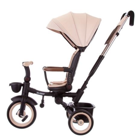 Велосипед трехколесный SLIDER, 10,5-8 дюйм, складной, бежевый