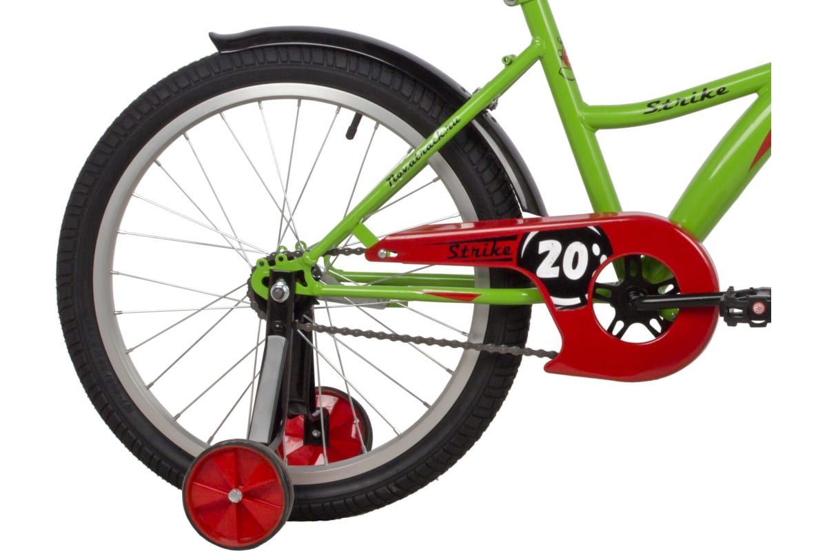 Велосипед NOVATRACK 20", STRIKE, зеленый