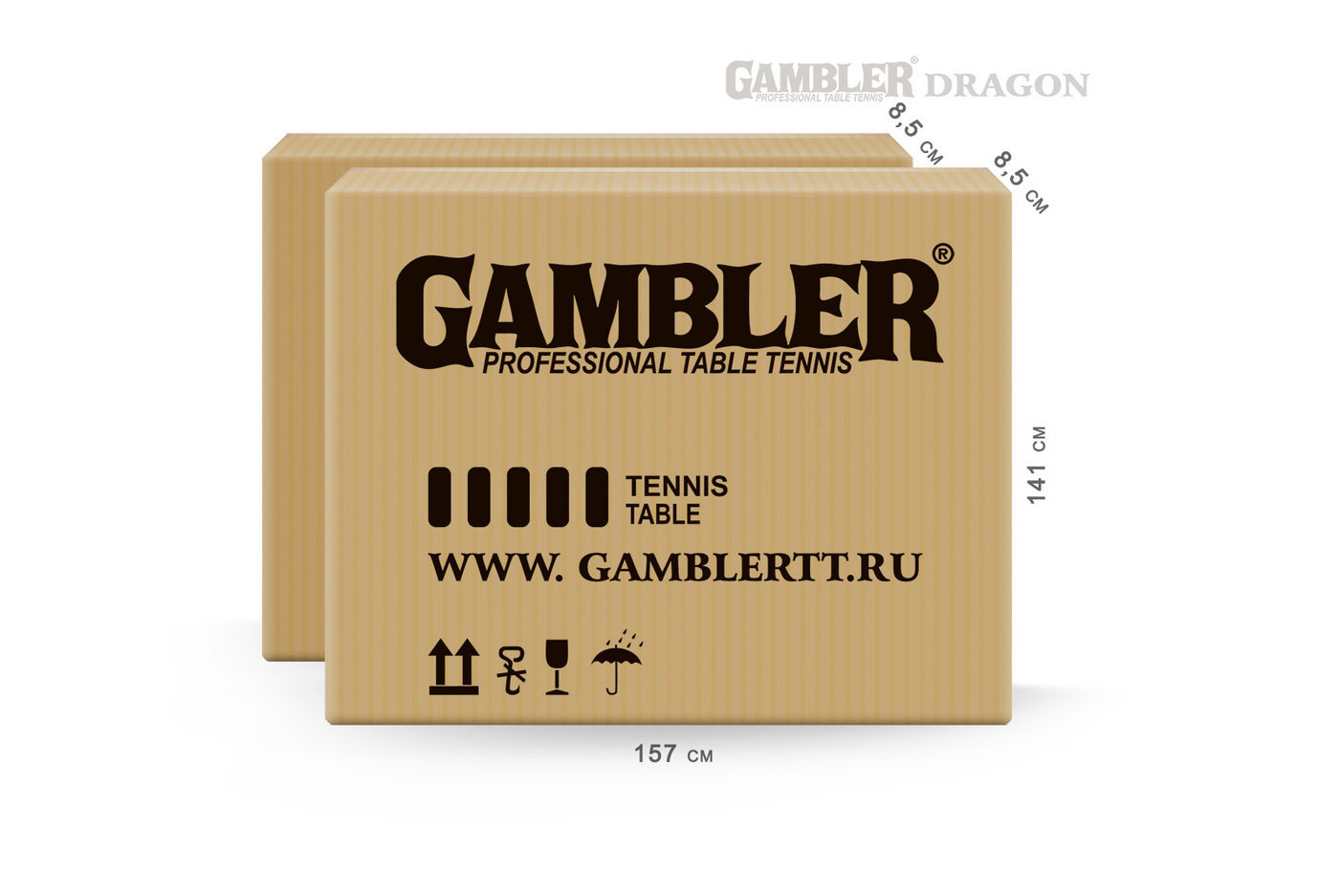 Теннисный стол Gambler DRAGON blue профессиональный, для помещений