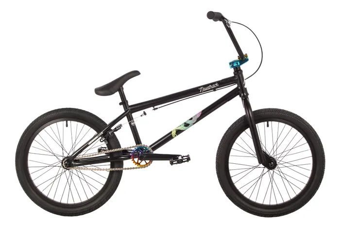 Велосипед Novatrack BMX REPLY, BK23, 20", сталь Cr-Mo, черный