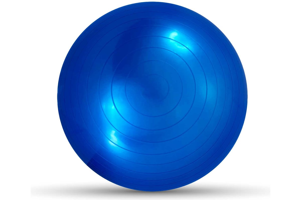 Фитбол с насосом UNIX Fit антивзрыв, 65 см, голубой