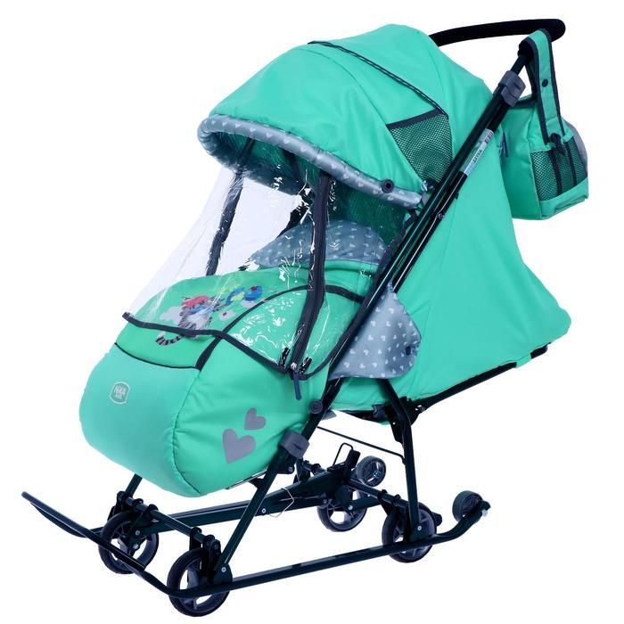 Коляска комби Ника Наши Детки5-2 МЯТНЫЙ