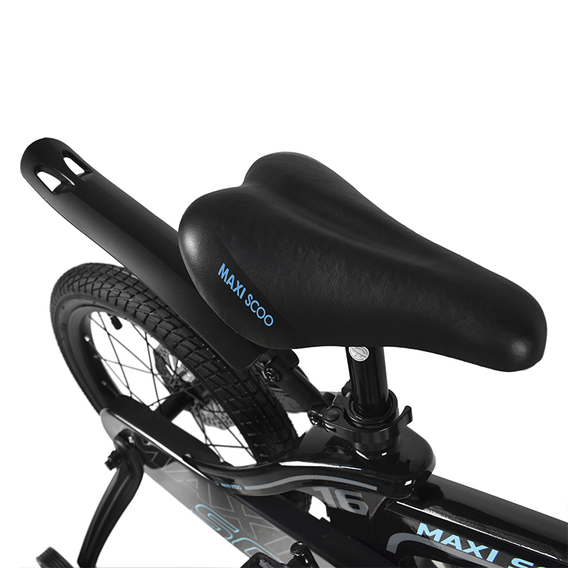 Велосипед двухколесный детский Maxiscoo "Cosmic" 2022, Стандарт 16", Черный аметист