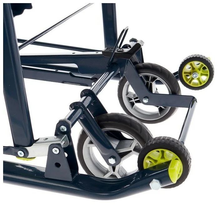 Санки-коляска комби Ника "Детям 7-6", откидная спинка, выдвижные колеса, бежевый (медвежонок)