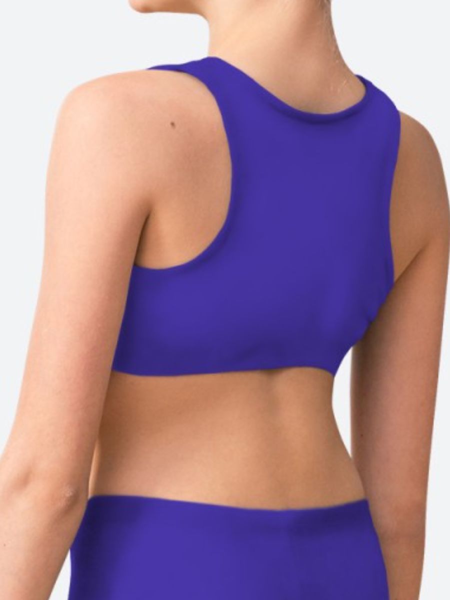 Топ- борцовка PG (хлопок) детский р.42, рост:158-164, василек