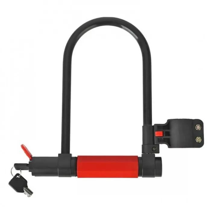Замок противоугонный D-образный с ключом диаметр 180х245 мм Х66518