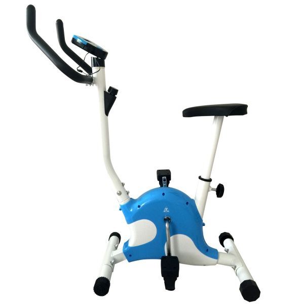 Велотренажер DFC белый/голубой B8013