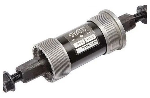 Каретка для велосипеда Neco В-910, 1.37х24Т, 118 мм, картридж, с болтами