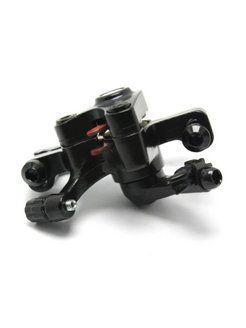 Велосипедный калипер дисковый передний механический CLARKS CMD-21, F160/R140, черный, 1BRABK301837