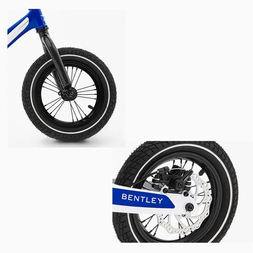 Беговел Bentley, бело-синий