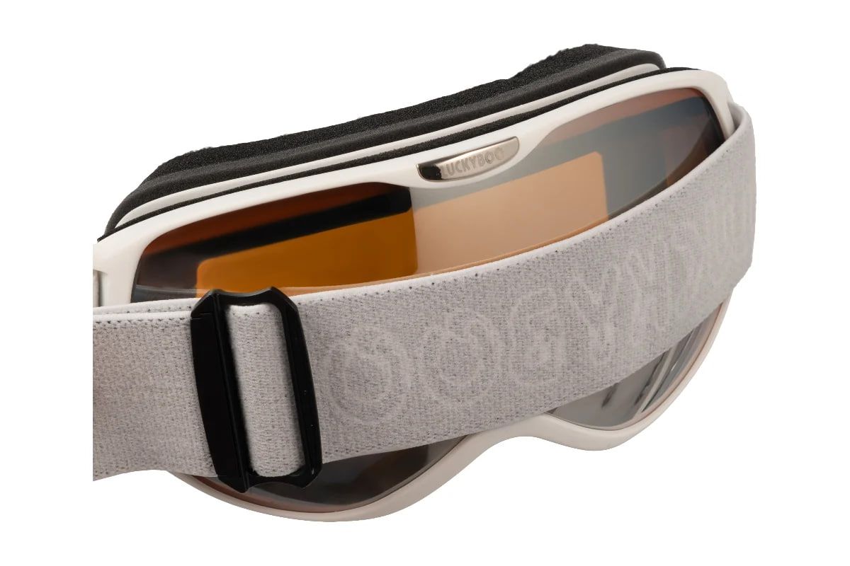 Маска горнолыжная LUCKYBOO - PLAY белая
