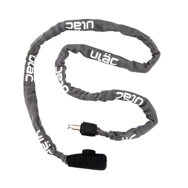 Замок велосипедный ULAC SUPREME, 4mm x 120 cm Grey