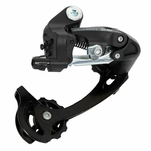 Переключатель задний Microshift RD-M26L, 7-8 скоростей, под болт, длинная лапка