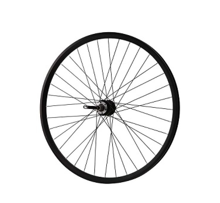 Велосипедное колесо VENTURA, 20", двойной обод, дисковый тормоз, переднее (эксцентрик)